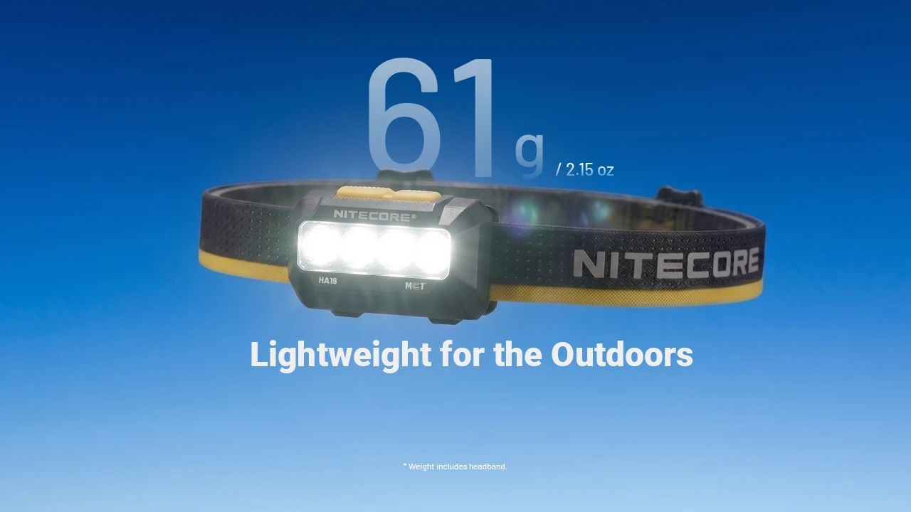NITECORE Čelovka HA19 RGB - black (NC-HA19-RGB)