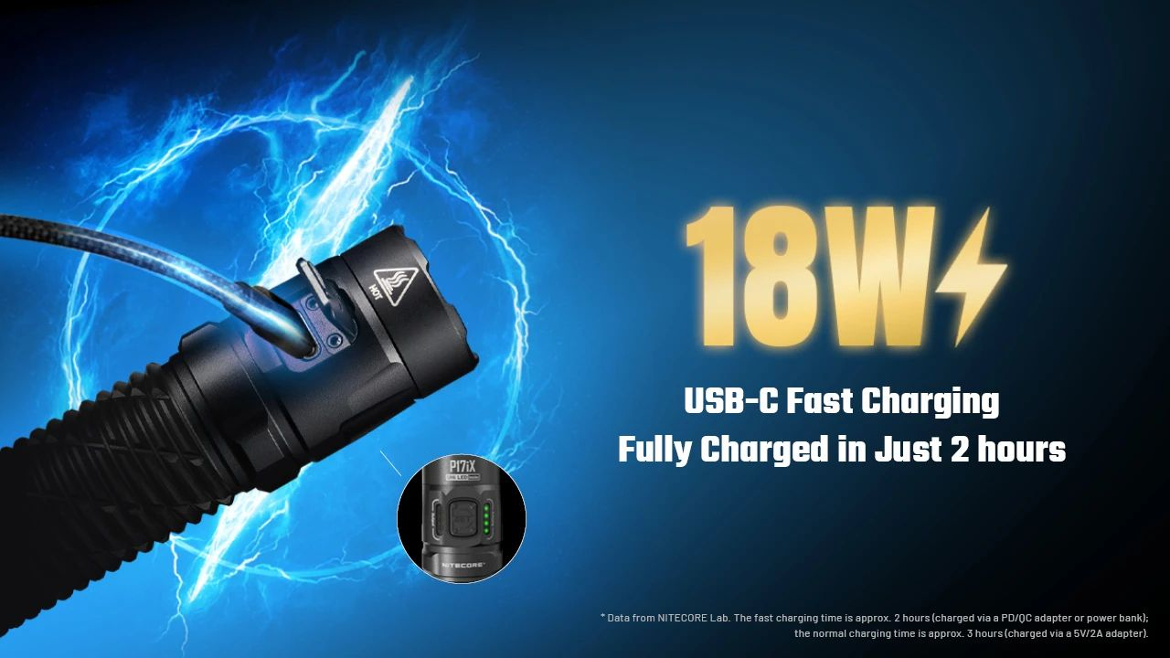 NITECORE Svietidlo P17iX - black (NC-P17iX)