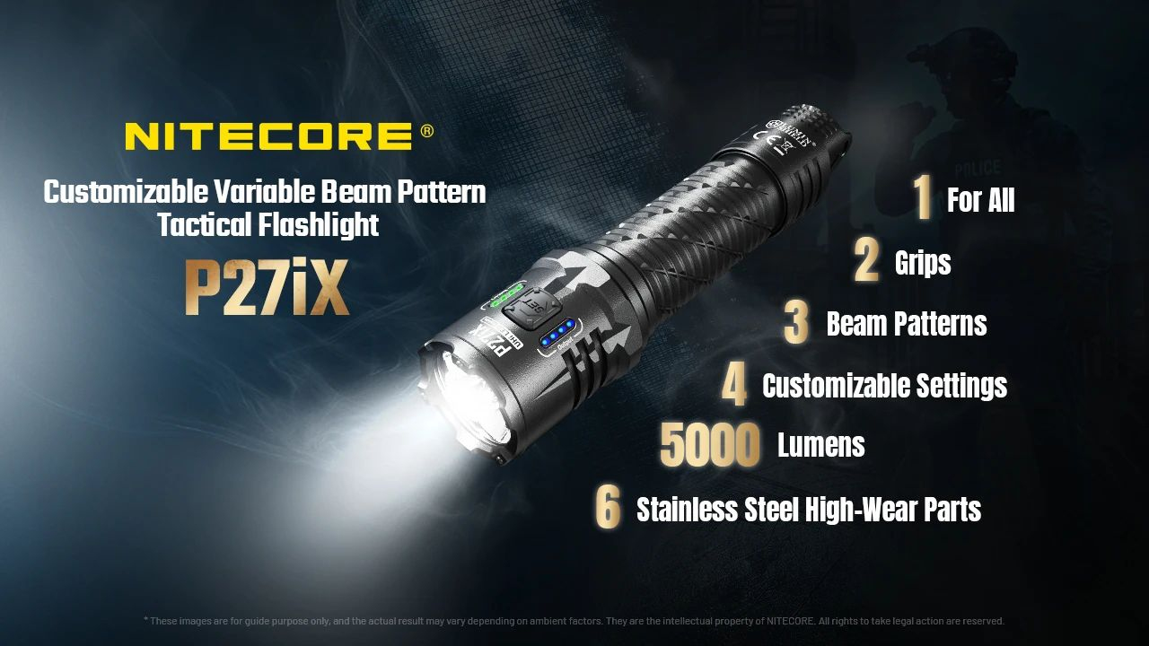 NITECORE Svietidlo P27iX - black (NC-P27iX)