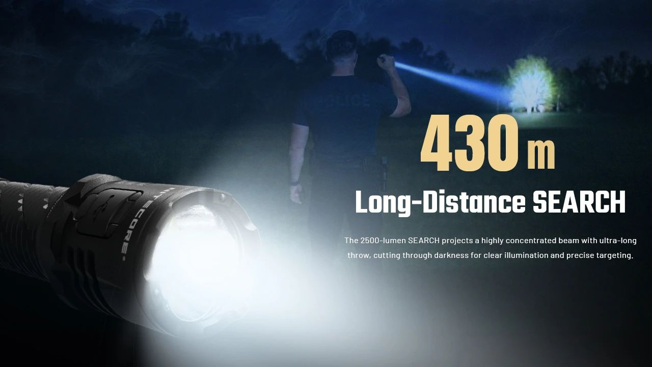 NITECORE Svietidlo P27iX - black (NC-P27iX)