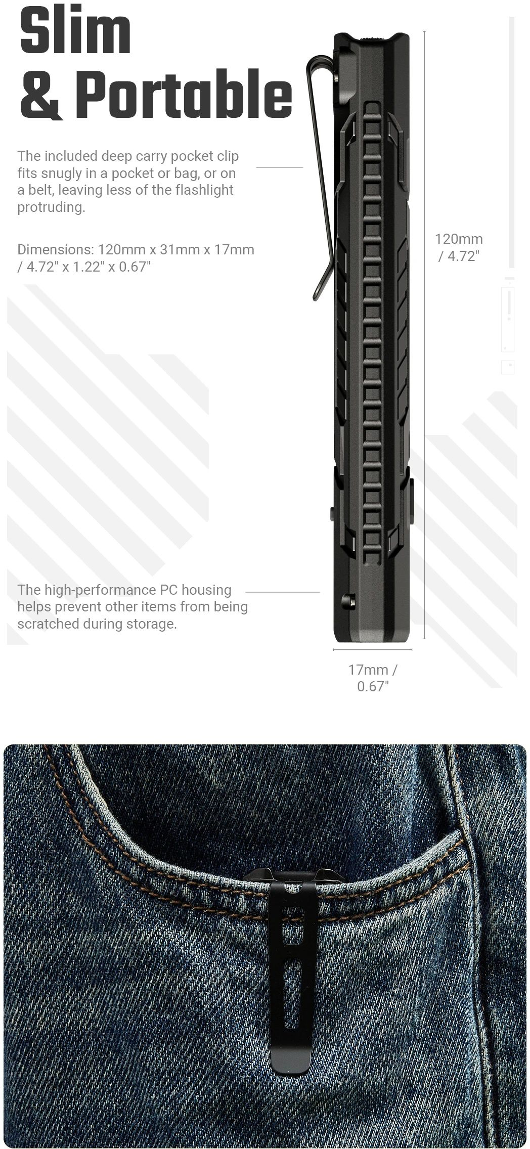 NITECORE Svietidlo EDC07 - black (NC-EDC07)