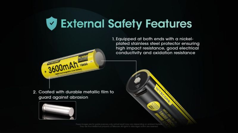 NITECORE Li-Ion akumulátor 18650 3600 mAh - USB-C nabíjateľný (NCxb-NL1836R)