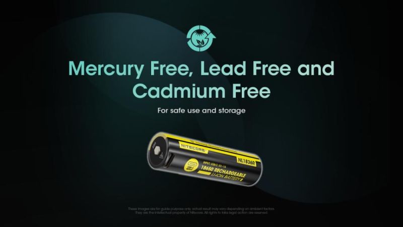 NITECORE Li-Ion akumulátor 18650 3600 mAh - USB-C nabíjateľný (NCxb-NL1836R)