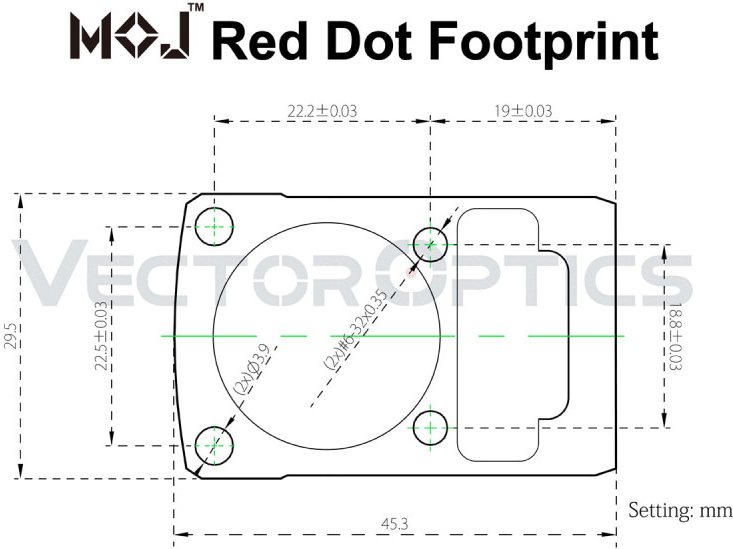 VECTOR OPTICS Kolimátor Frenzy 1x22x26mm MOS Red Dot (SCRD-36)