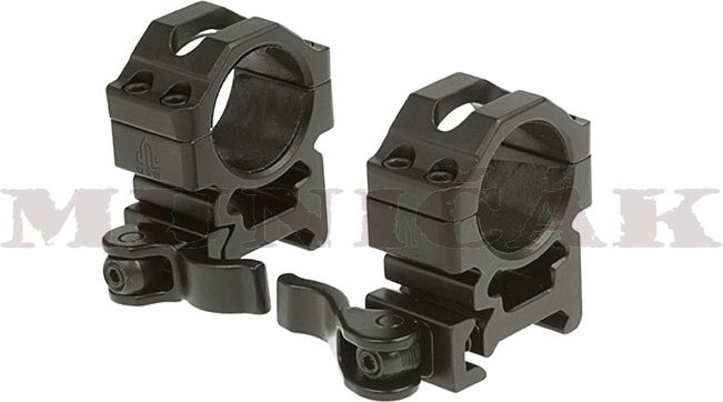 LEAPERS 25,4mm Montážne krúžky Medium