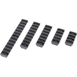 SPECNA ARMS RIS lišty set 5ks pre KeyMod 13,5/ 9,5/ 7,5/ 5,5/ 4,5 cm