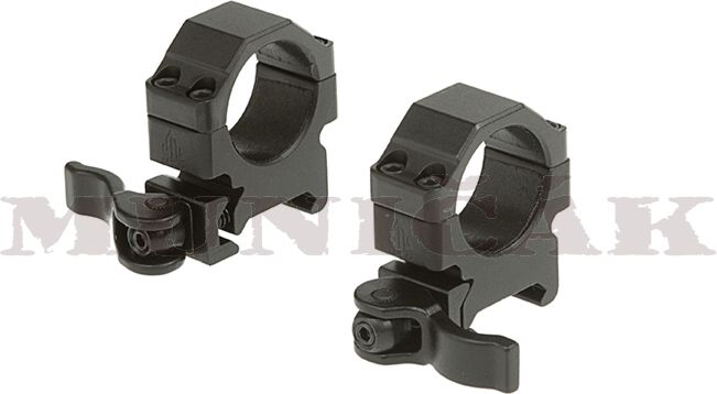 LEAPERS 25,4mm Montážne krúžky Low