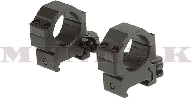 LEAPERS 25,4mm Montážne krúžky Low