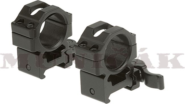 LEAPERS 25,4mm Montážne krúžky Medium