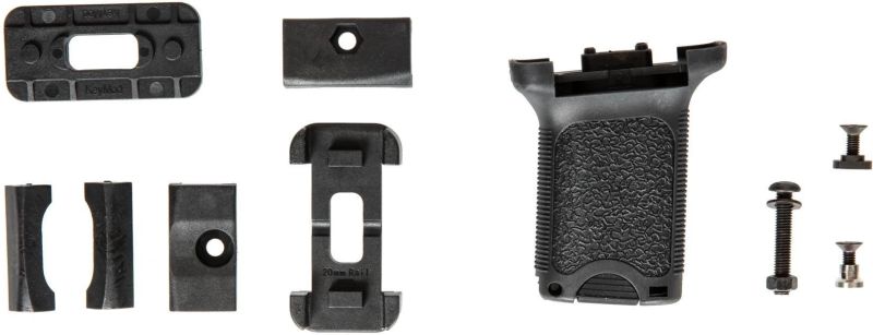 JJ AIRSOFT Rukoväť RIS / KeyMod / M-LOK - black