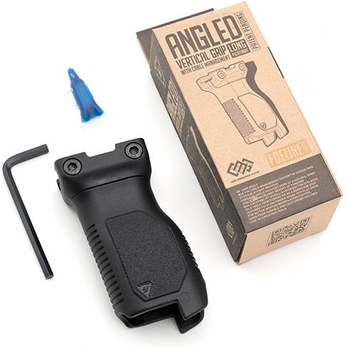STRIKE INDUSTRIES Picatinny Angled Vertical Grip, long - čierny