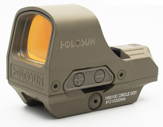 HOLOSUN Kolimátor HS510C Open Reflex Red Dot - FDE (HS510C-FDE)