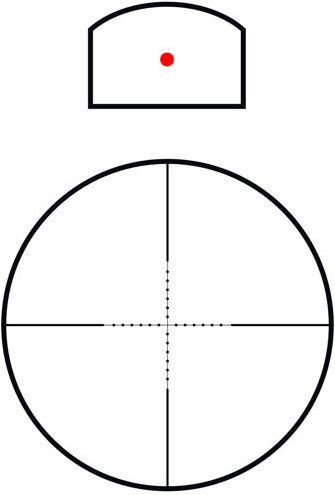 THETA OPTICS Kolimátor/Puškohľad Rhino 4x32, (THO-10-011608-00)