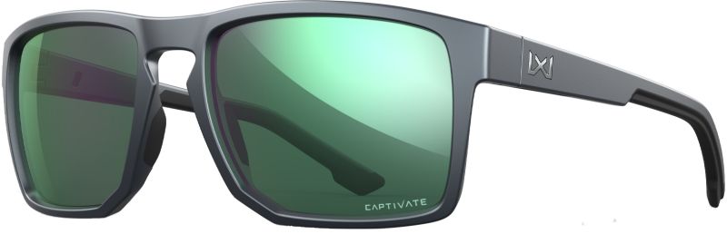 WILEY X Ochranné okuliare FOUNDER - polarizované zelené sklá / matný šedý rám