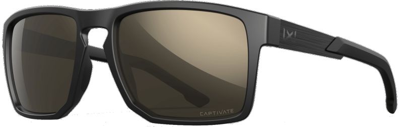 WILEY X Ochranné okuliare APEX Captivate - polarizované wolframovo šedé sklá / matný čierny rám