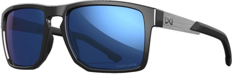 WILEY X Ochranné okuliare APEX Captivate - polarizované modré sklá / lesklý čierny rám