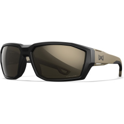 WILEY X Ochranné okuliare ALPINE Captivate - polarizované wolframovo šedé sklá / matný čierny-pieskový rám