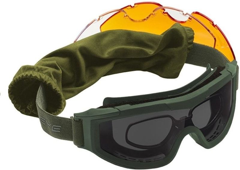 SWISSEYE Ochranné okuliare F-TAC - olive