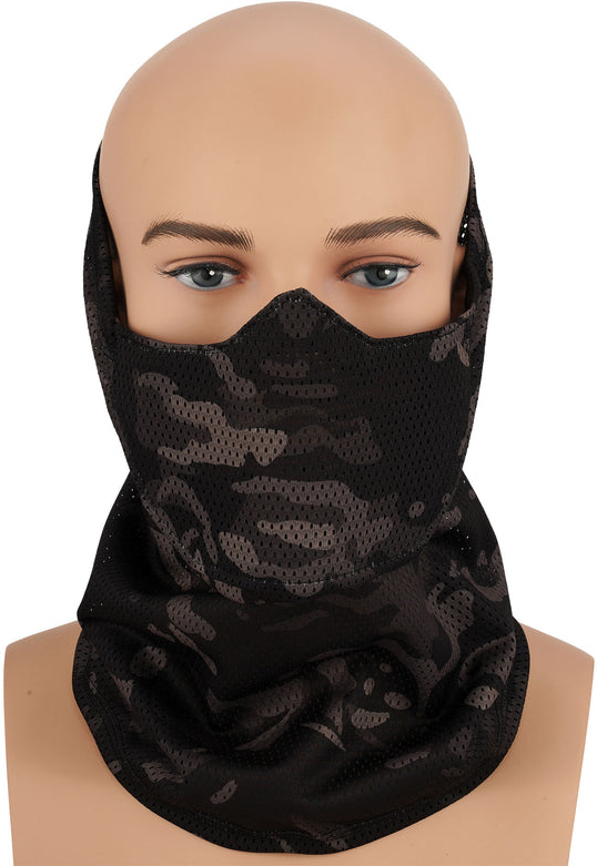 CYGNUS ARMORY Ochranná maska Face Warrior Defender - multicamouflageblack