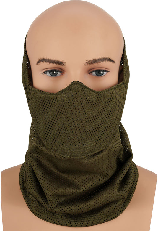 CYGNUS ARMORY Ochranná maska Face Warrior Defender - olive