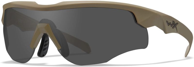 WILEY X Ochranné okuliare ROGUE COMM - šedé + číre + oranžové sklá / matný pieskový rám