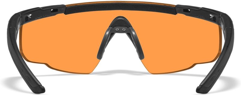 WILEY X Ochranné okuliare SABER ADVANCED - šedé + číre + oranžové sklá / matný čierny rám