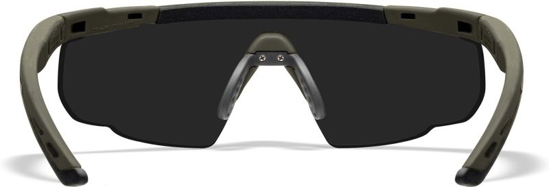 WILEY X Ochranné okuliare SABER ADVANCED - šedé + číre + oranžové sklá / matný zelený rám