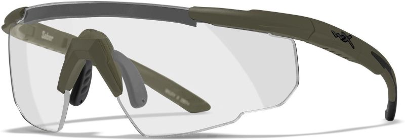 WILEY X Ochranné okuliare SABER ADVANCED - šedé + číre + oranžové sklá / matný zelený rám