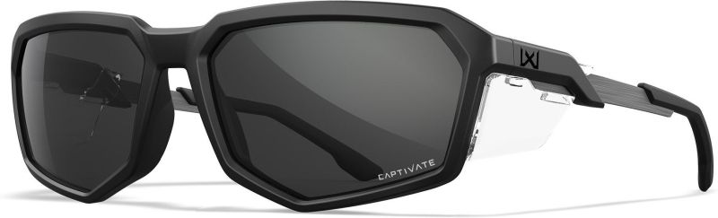 WILEY X Ochranné okuliare RECON Captivate - dymové sklá / matný čierny rám