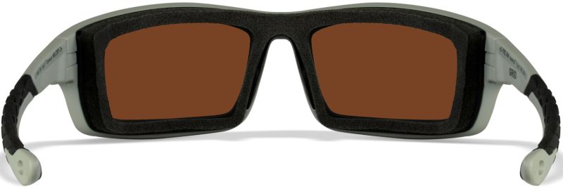 WILEY X Ochranné okuliare CRID - polarizované zelené sklá / matný šedý rám