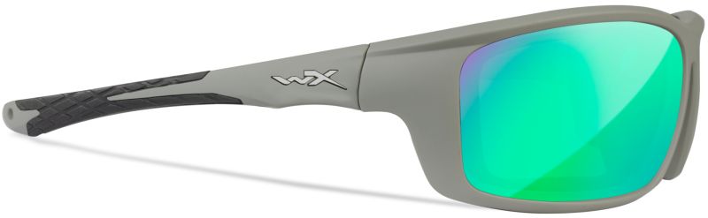 WILEY X Ochranné okuliare CRID - polarizované zelené sklá / matný šedý rám
