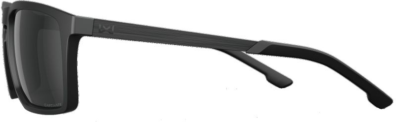 WILEY X Ochranné okuliare AXE Captivate - polarizované šedé sklá / matný čierny rám