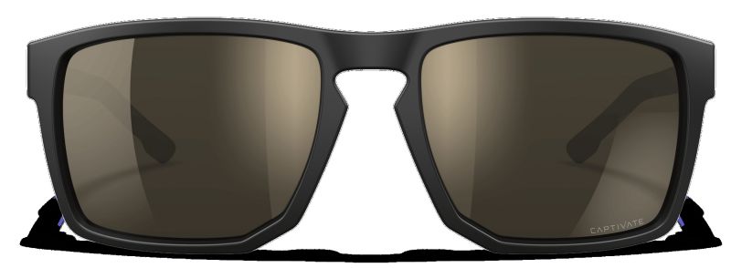 WILEY X Ochranné okuliare APEX Captivate - polarizované wolframovo šedé sklá / matný čierny rám