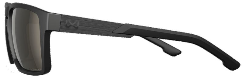 WILEY X Ochranné okuliare APEX Captivate - polarizované wolframovo šedé sklá / matný čierny rám