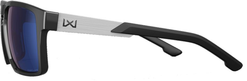 WILEY X Ochranné okuliare APEX Captivate - polarizované modré sklá / lesklý čierny rám