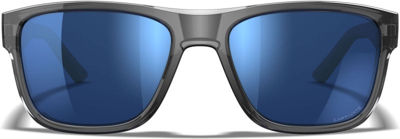 WILEY X Ochranné okuliare OVATION Captivate - polarizované modré sklá / lesklý šedý rám