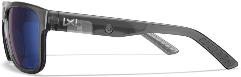 WILEY X Ochranné okuliare OVATION Captivate - polarizované modré sklá / lesklý šedý rám