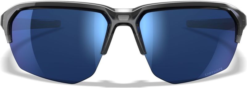 WILEY X Ochranné okuliare JAKL Captivate - polarizované modré sklá / lesklý šedý rám