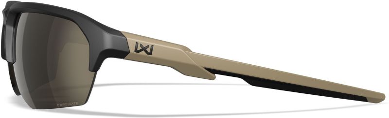 WILEY X Ochranné okuliare JAKL Captivate - wolframovo šedé sklá / matný čierny-pieskový rám
