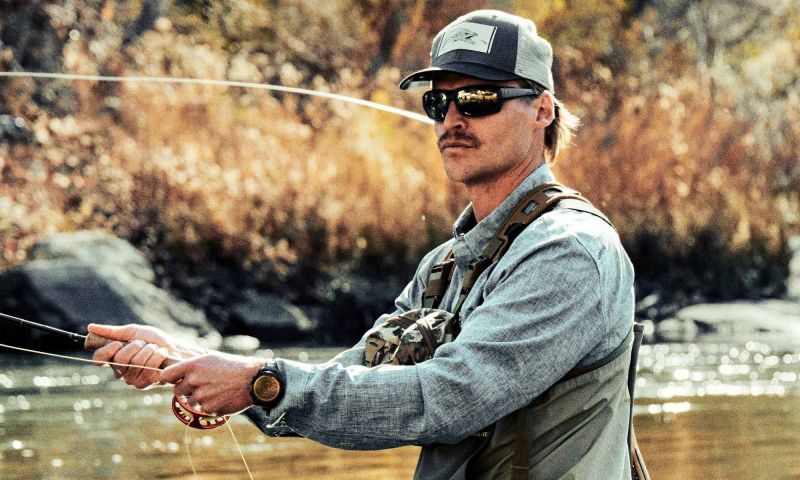 WILEY X Ochranné okuliare ALPINE Captivate - polarizované modré sklá / lesklý bledo šedý rám