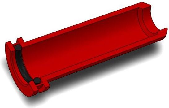 AIRSOFTPRO CNC Hliníková tryska s dvojitým tesnením pre G36 - 24,3 mm