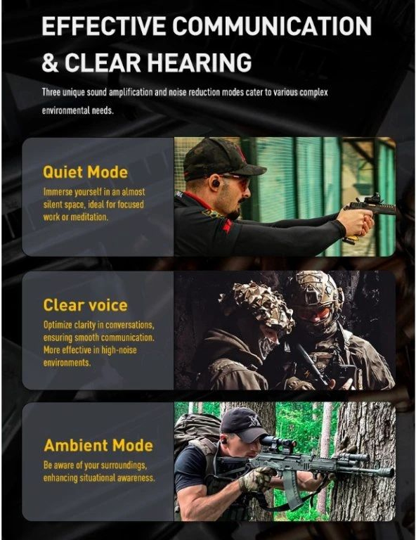 EARMOR Zátkové chrániče sluchu M20T PRO BT elektronické - foliage green (M20TPRO-FG)