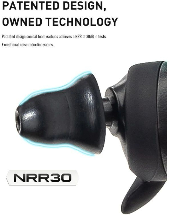 EARMOR Zátkové chrániče sluchu M20T PRO BT elektronické - foliage green (M20TPRO-FG)