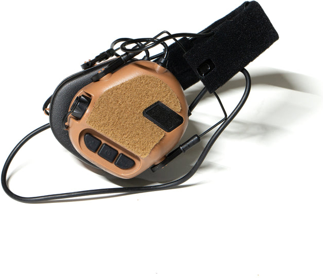 KOLIBRI Velcro Loop pre sluchadlá Earmor M31/32 - coyote