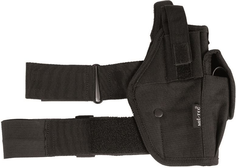 MILTEC Puzdro opaskové / stehenné - čierne (16145002)