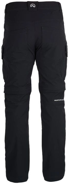 NORTHFINDER Dlhé nohavice CARUSO 2v1 - black (108245-269)