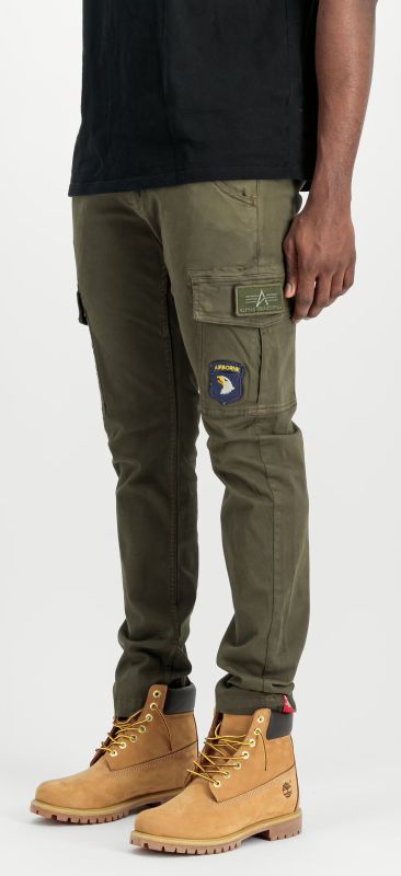 ALPHA INDUSTRIES Dlhé nohavice Petrol Patch Pant - black olive (178207/413)