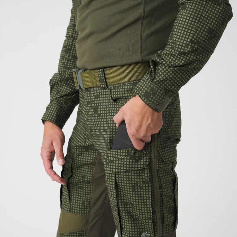 HELIKON Dlhé nohavice MCDU - ERDL / olive green (SP-MCD-SP-1P02A)