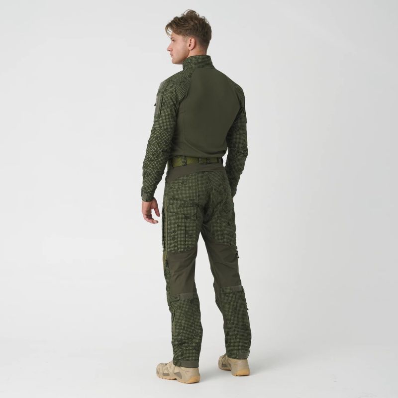 HELIKON Dlhé nohavice MCDU - ERDL / olive green (SP-MCD-SP-1P02A)