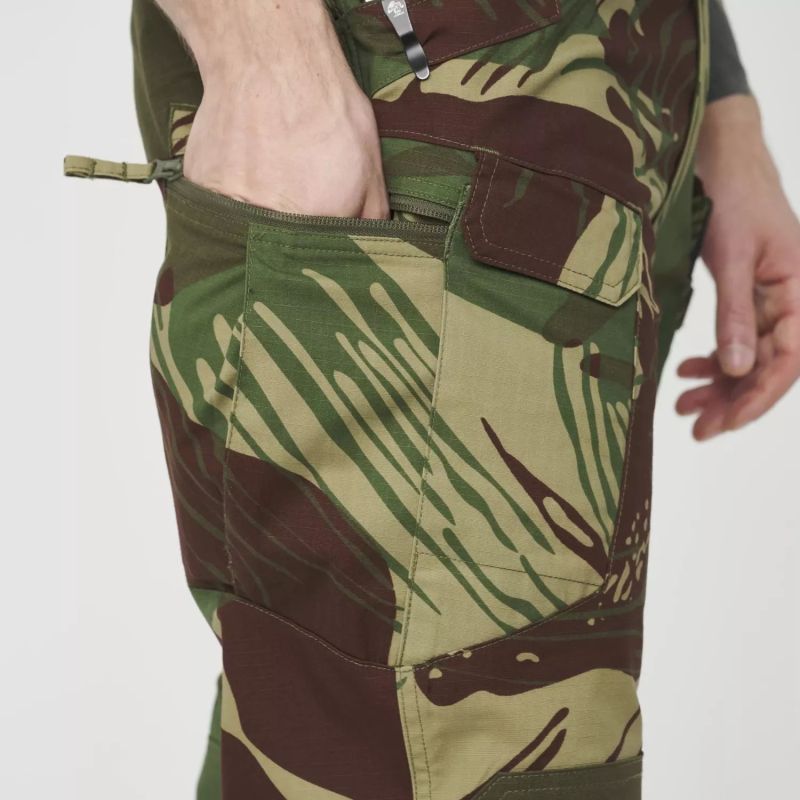 HELIKON Dlhé nohavice UTP PolyCotton Stretch RipStop - taiga green (SP-UTL-SP-09)